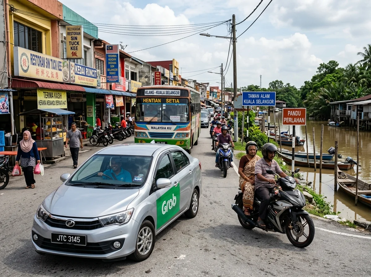 Grab dan pengangkutan tempatan dalam Kuala Selangor