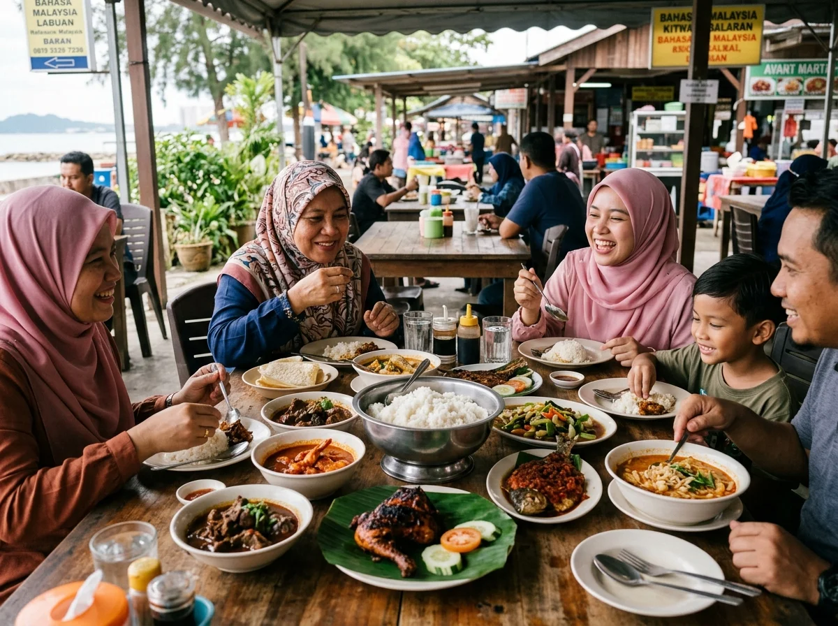 Pilihan makan halal di Labuan