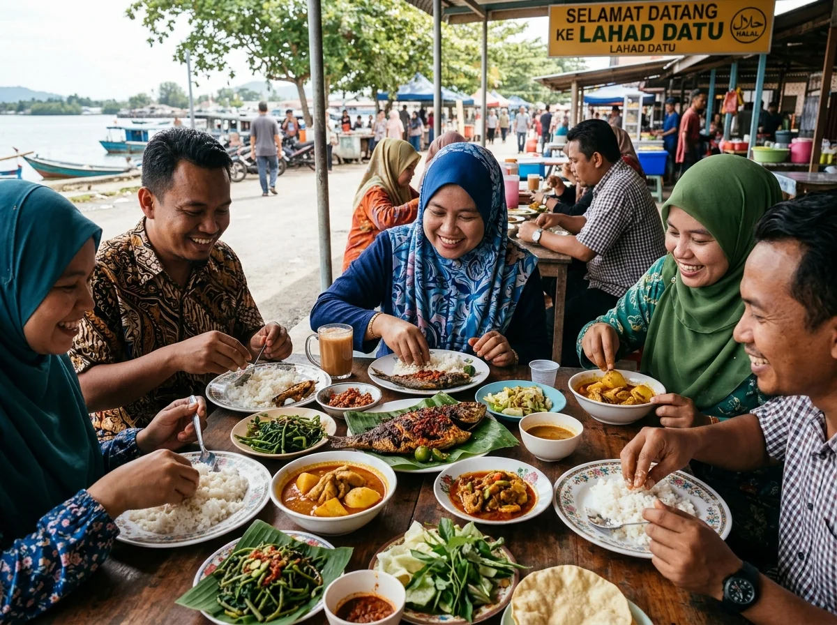 Pilihan makanan halal tempatan di Lahad Datu