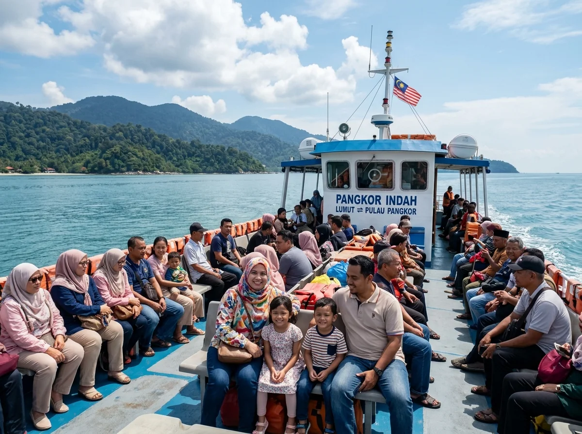 Feri Lumut–Pangkor yang kerap sepanjang hari