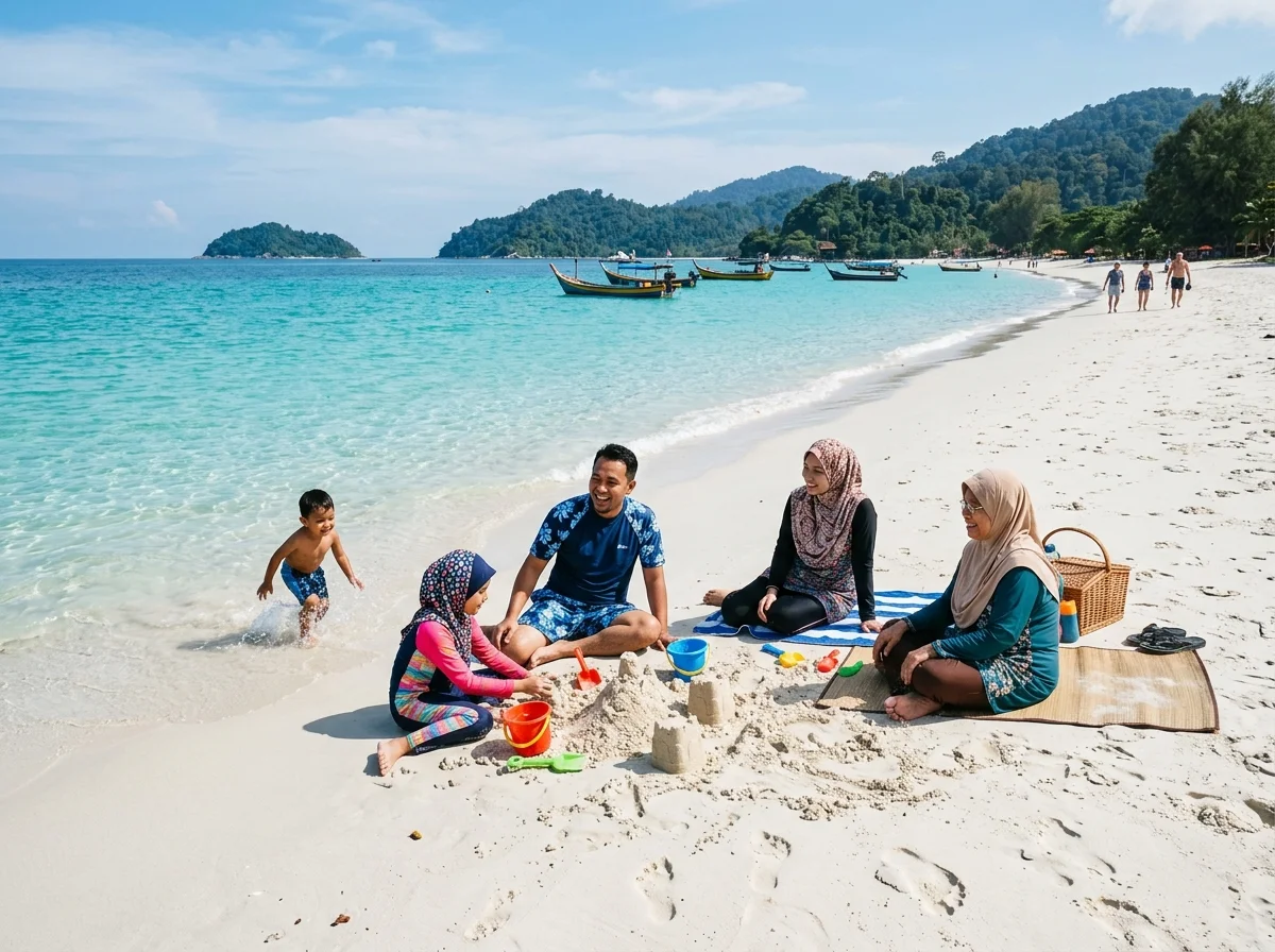 Pantai Pasir Bogak di Pulau Pangkor