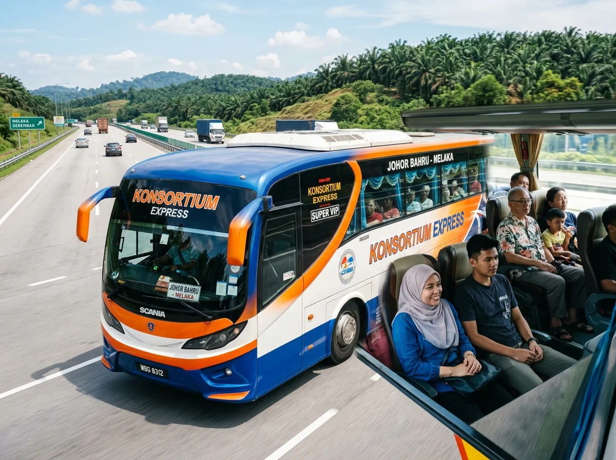 Dari Johor Bahru ke Melaka