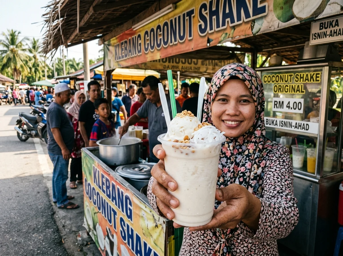 Klebang coconut shake