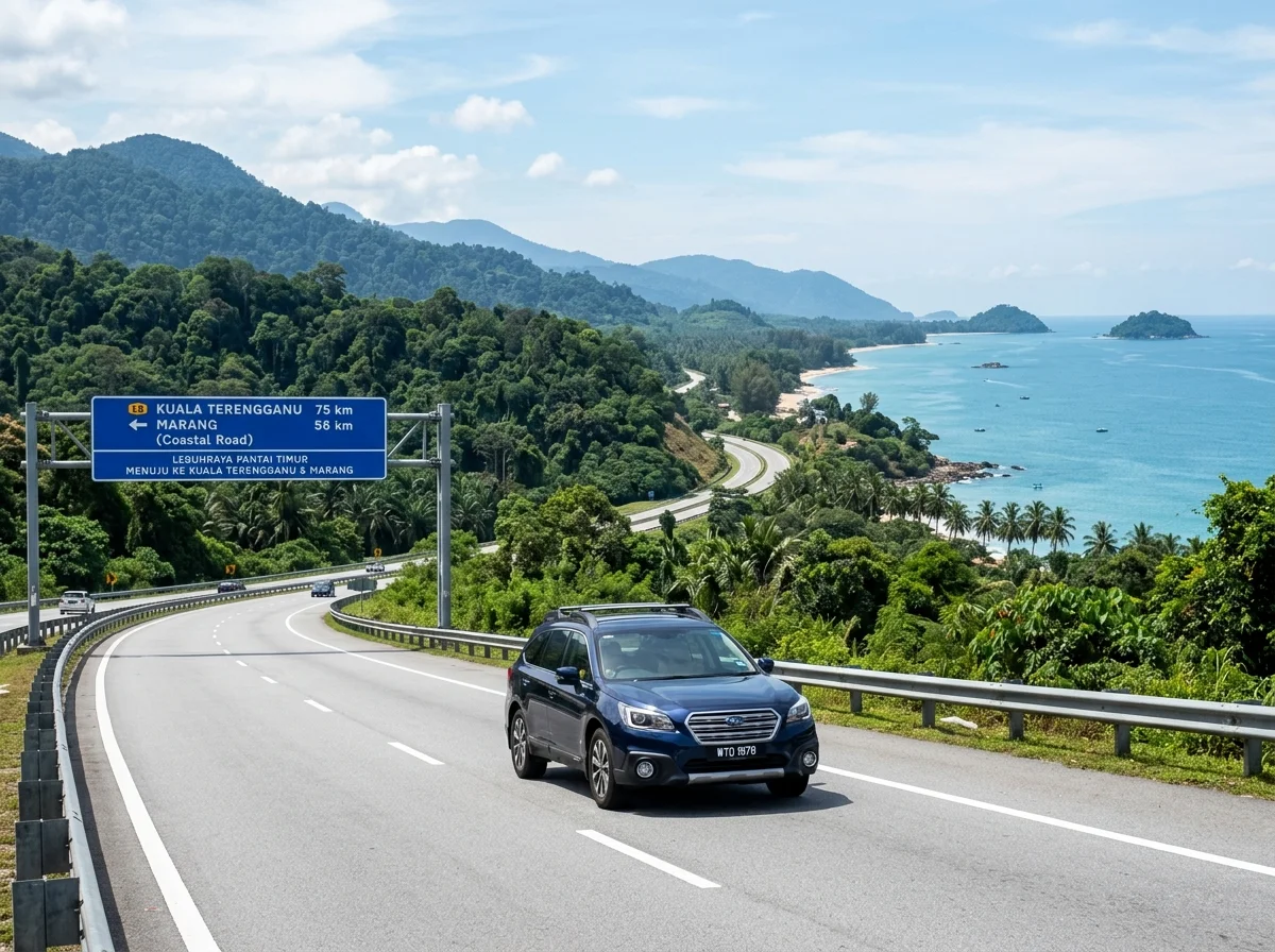 Memandu ke Marang ikut Lebuhraya Pantai Timur