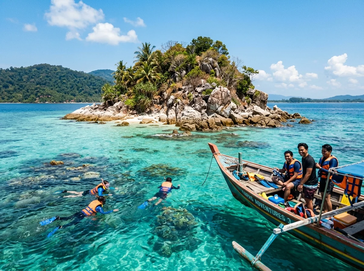 Pulau Kerengga kecil dekat Pulau Kapas