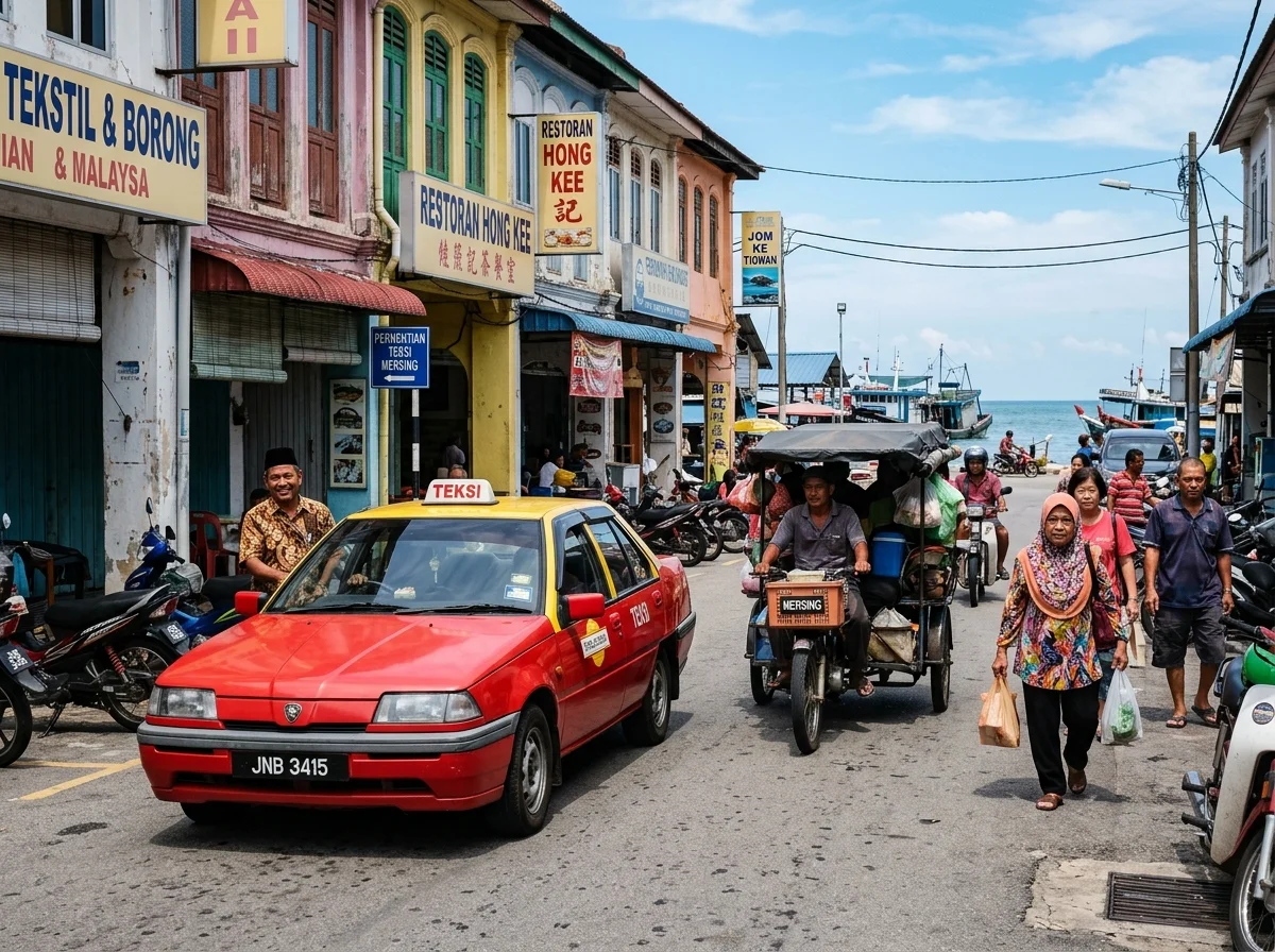 Teksi dan pengangkutan tempatan di Mersing