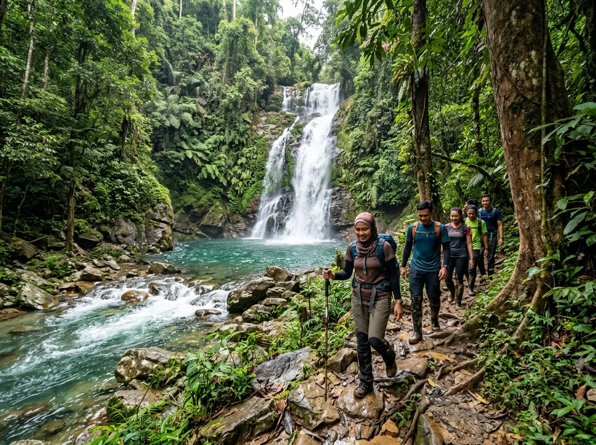 Sungai dan air terjun Taman Negara Endau-Rompin