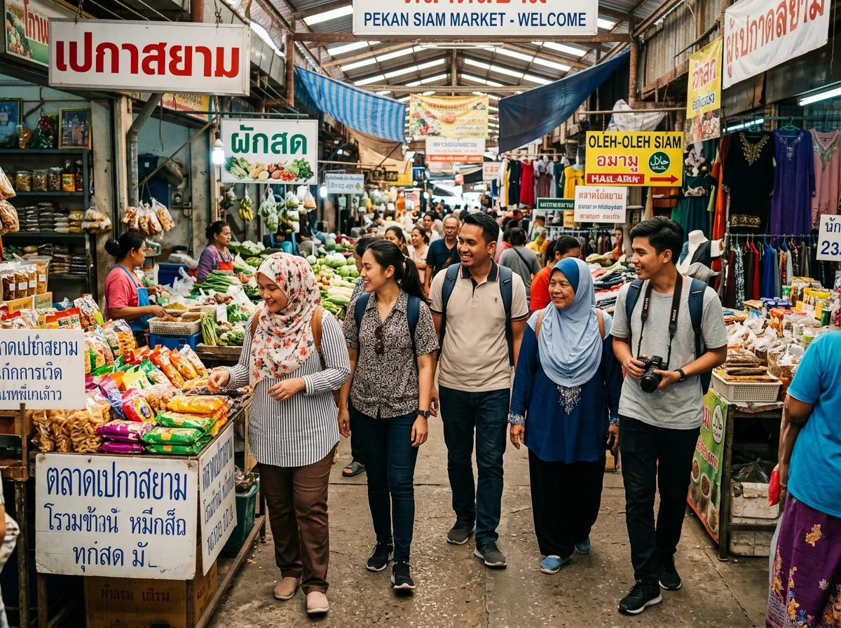 Hari kedua — Pekan Siam dan ladang tebu Chuping berhampiran Padang Besar