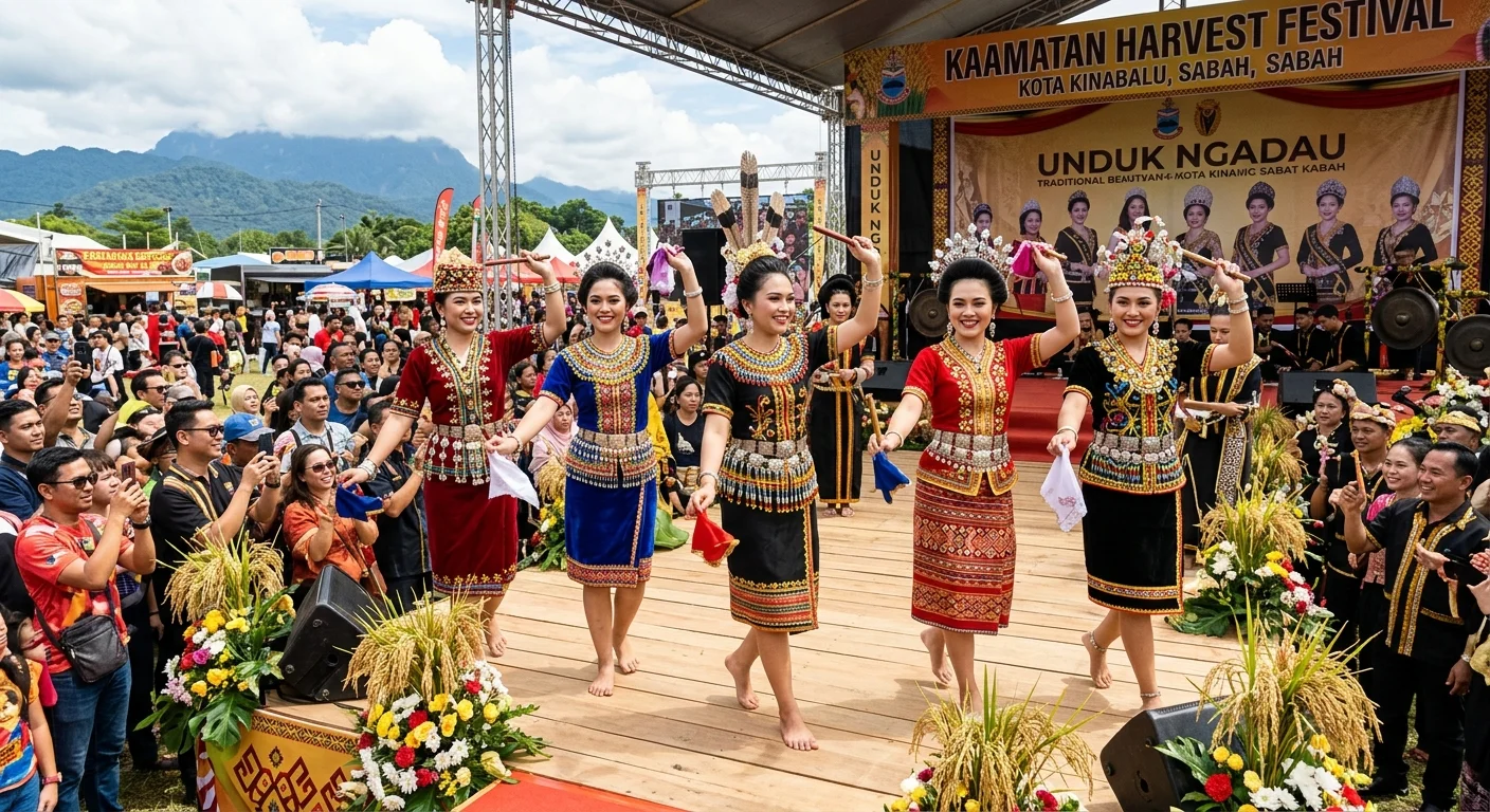 Perayaan Kaamatan Kota Kinabalu — pesta menuai Kadazan-Dusun