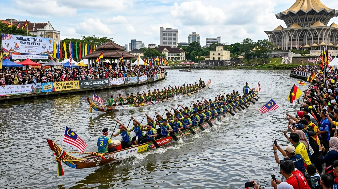 Sarawak Regatta perlumbaan bot tradisional