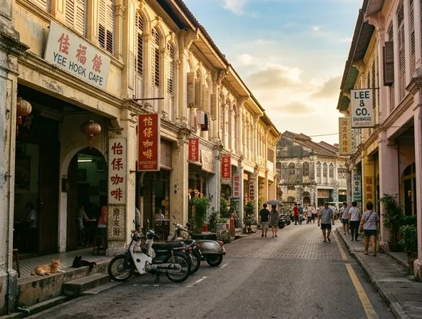 Jalan Carpenter shophouse tradisional Ipoh