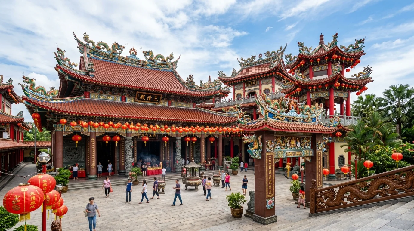 Tokong San Ching Tian Miri tokong Taoist megah