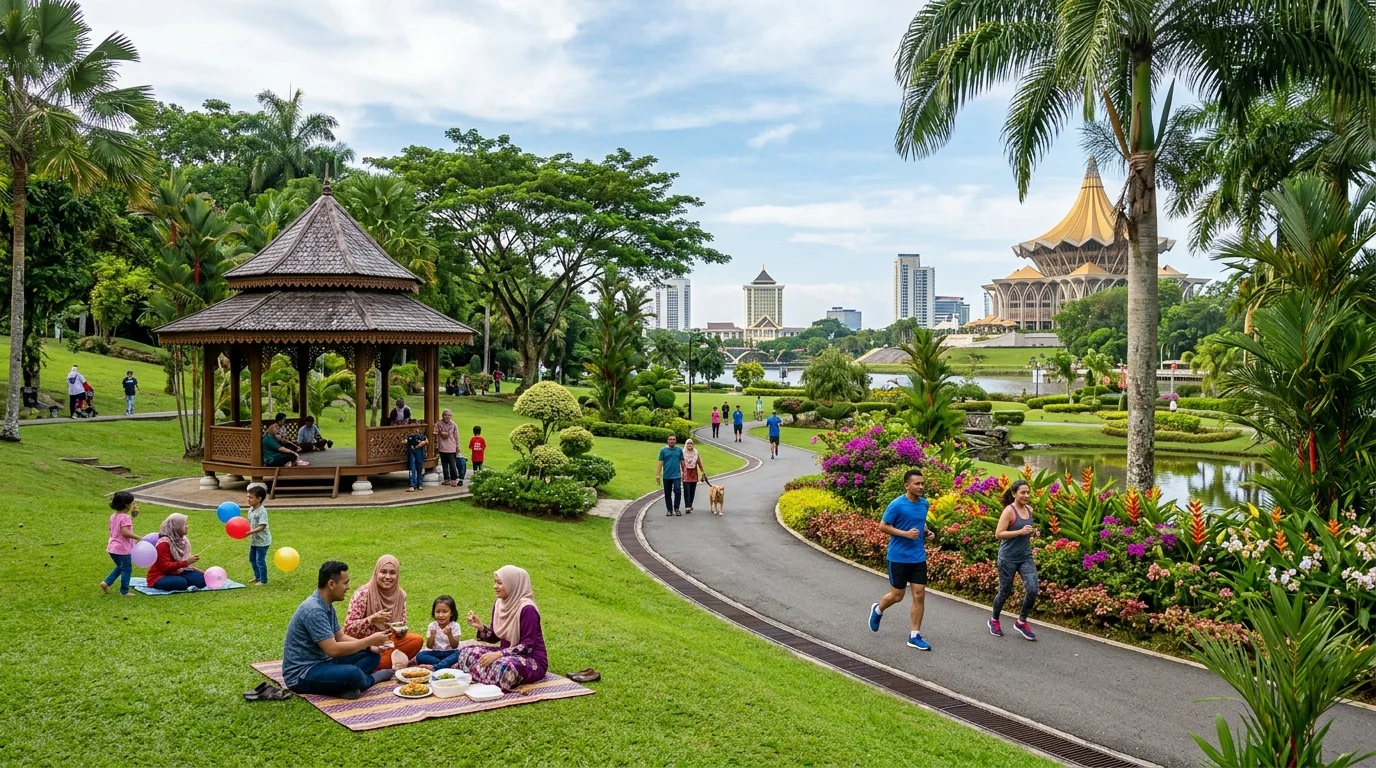 Taman Perdana taman bandar Kuching