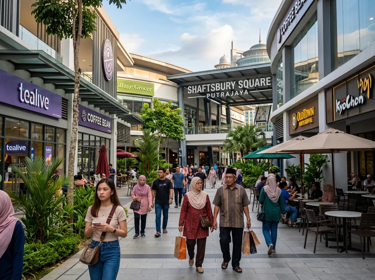 Kompleks gaya hidup Shaftsbury Square Putrajaya