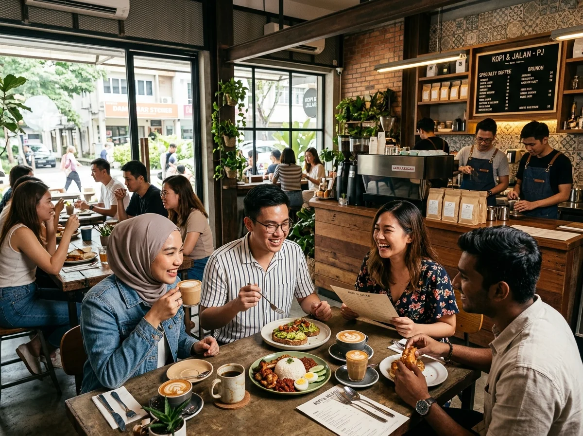 Kafe trendi di Damansara Petaling Jaya