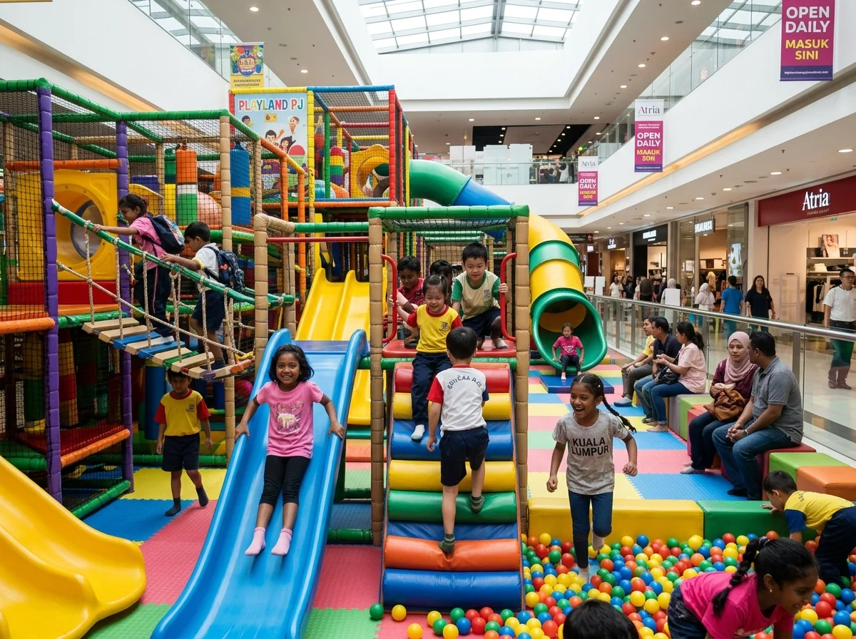Taman permainan dalam mall di Petaling Jaya