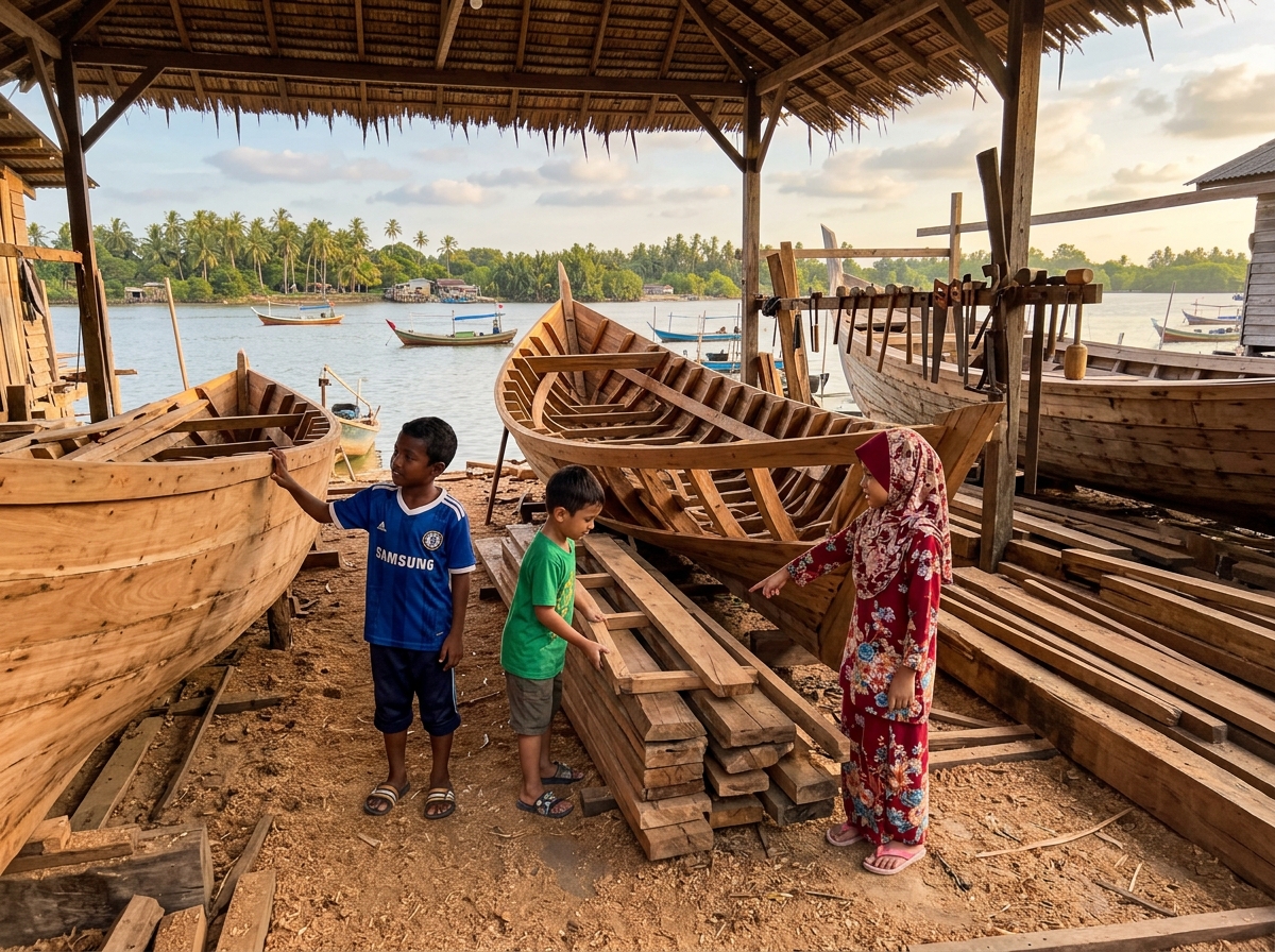 Pulau Duyong dengan pantai pasir putih