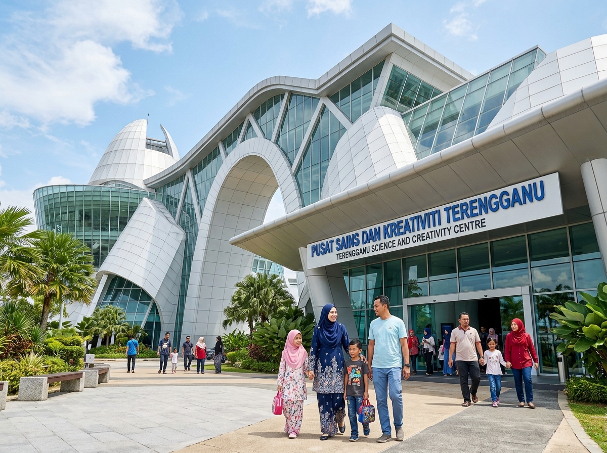 Pusat Sains dengan bangunan moden dan interaktif
