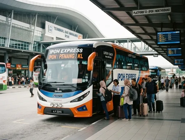 Bas TBS ke Ipoh — transport murah dari KL