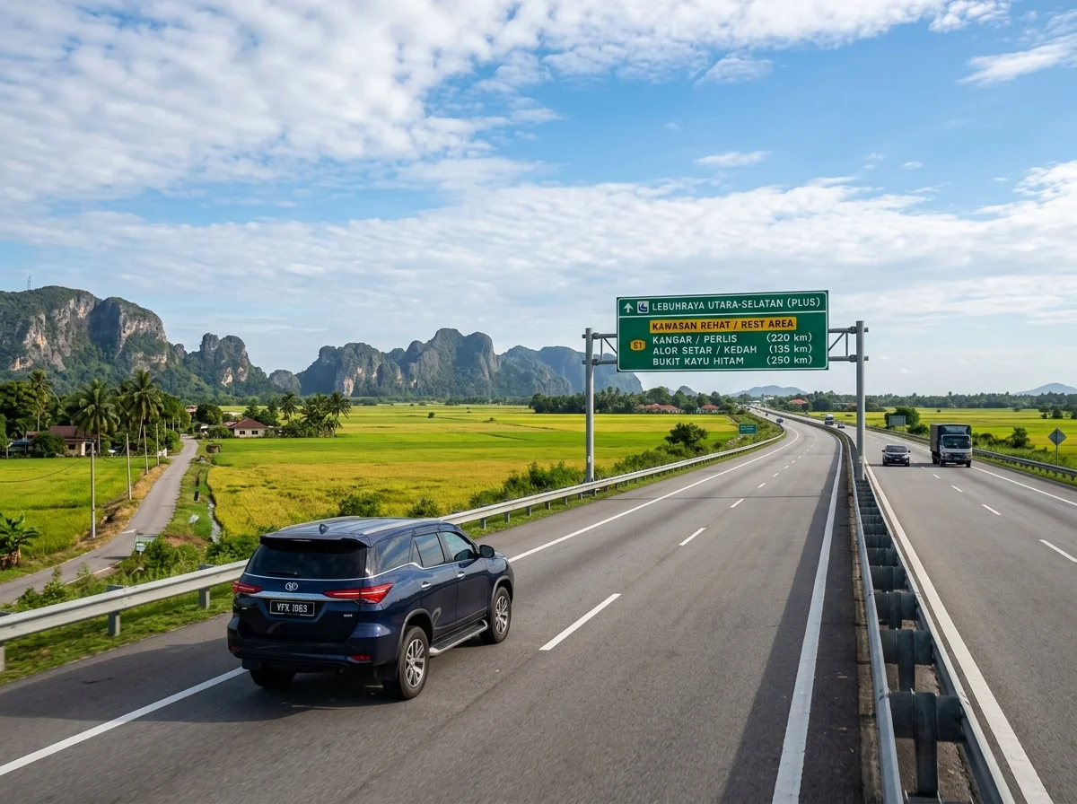 Memandu ke Kangar Perlis melalui Lebuhraya PLUS