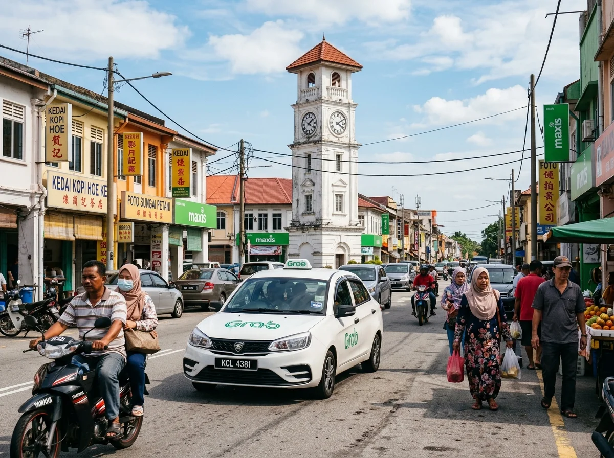 Bergerak dalam bandar Sungai Petani dengan Grab