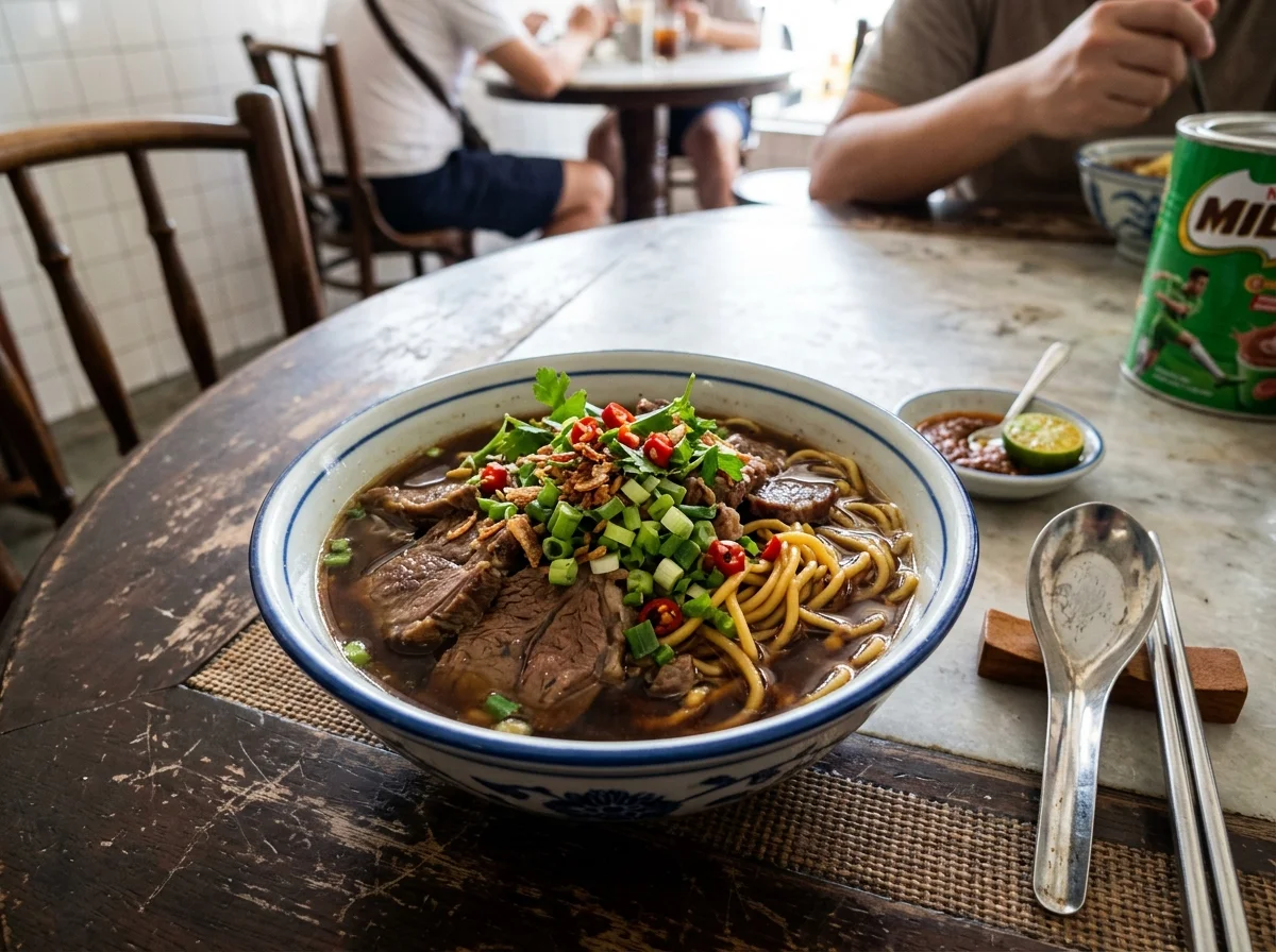 Mee sapi (mee rangkai) Sarawak