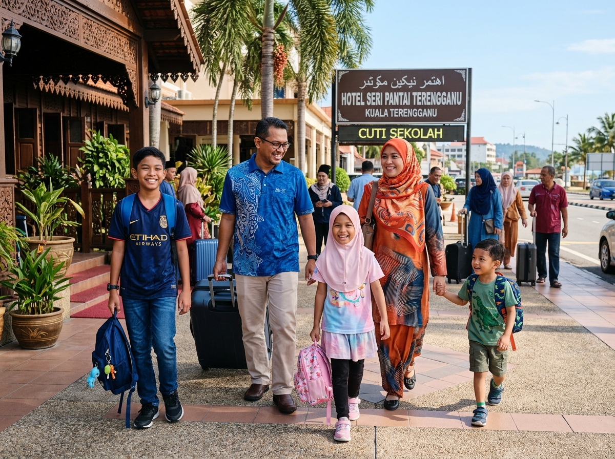 Itinerari cuti sekolah keluarga di Kuala Terengganu