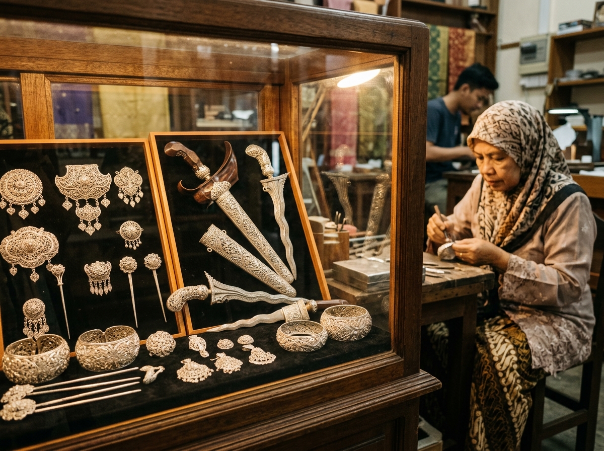 Keris dan barang perak tradisional Terengganu