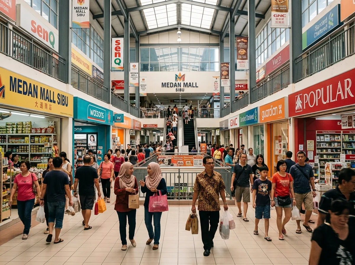 Medan Mall Sibu di pusat bandar
