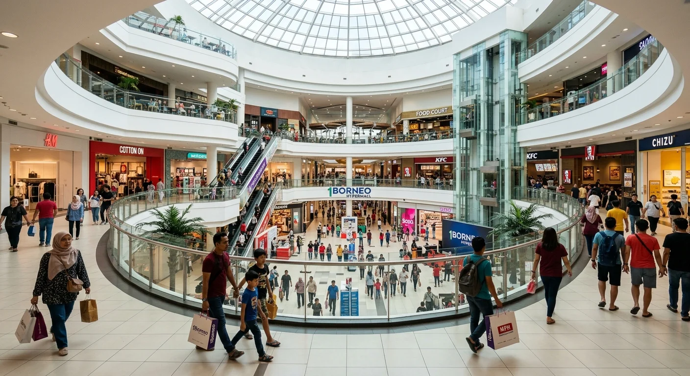 1Borneo Hypermall KK — mall terbesar Sabah