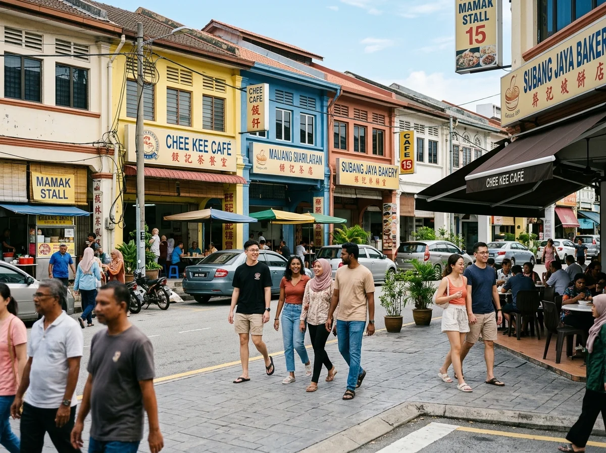 Suasana santai bandar Subang Jaya