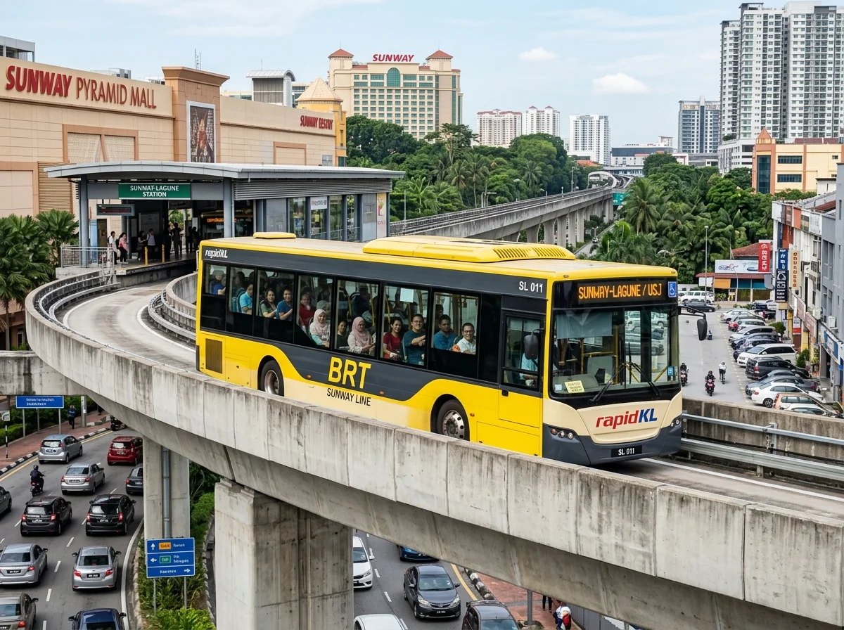 BRT Sunway Line menuju Sunway