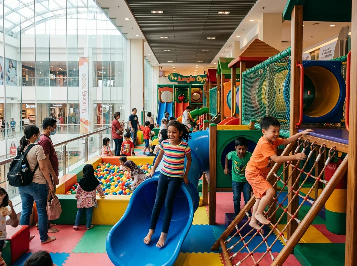 Taman permainan dalam mall Subang Jaya