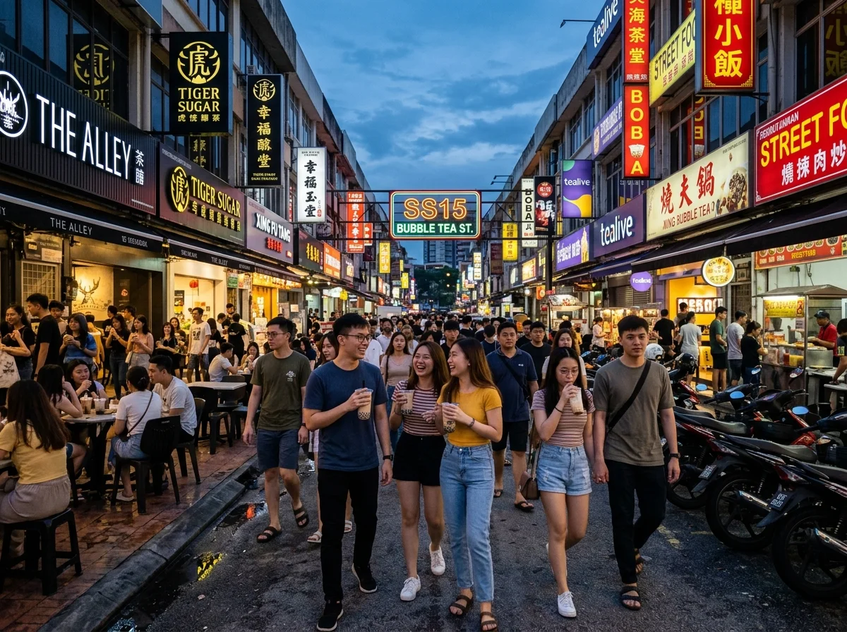 Jalan makan SS15, bintang makanan Subang Jaya