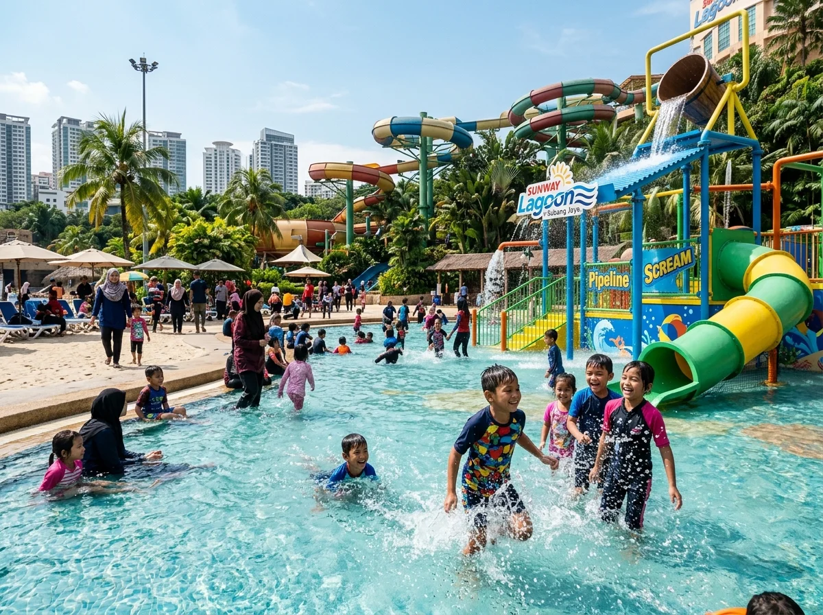 Taman air Wet World Shah Alam berhampiran