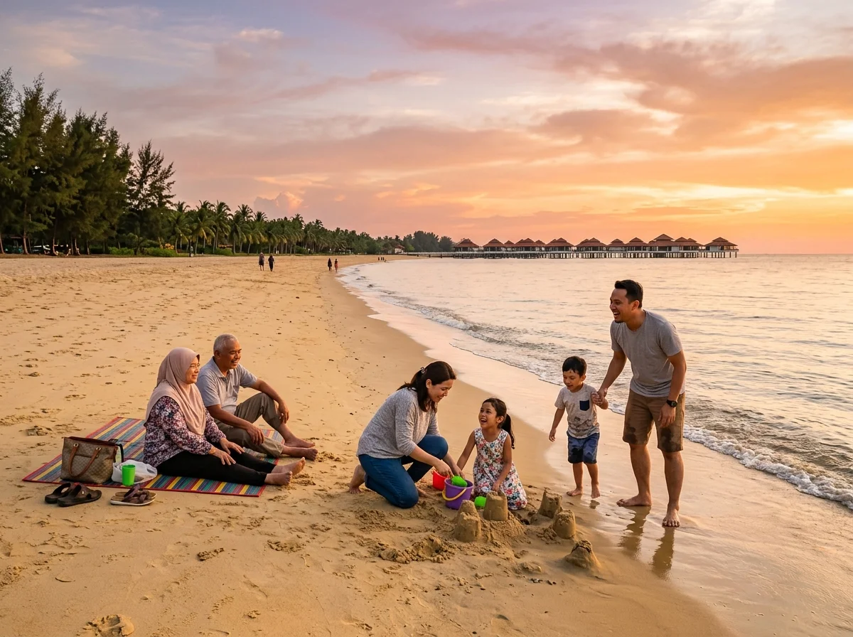 Hari kedua santai di Pantai Bagan Lalang Sepang