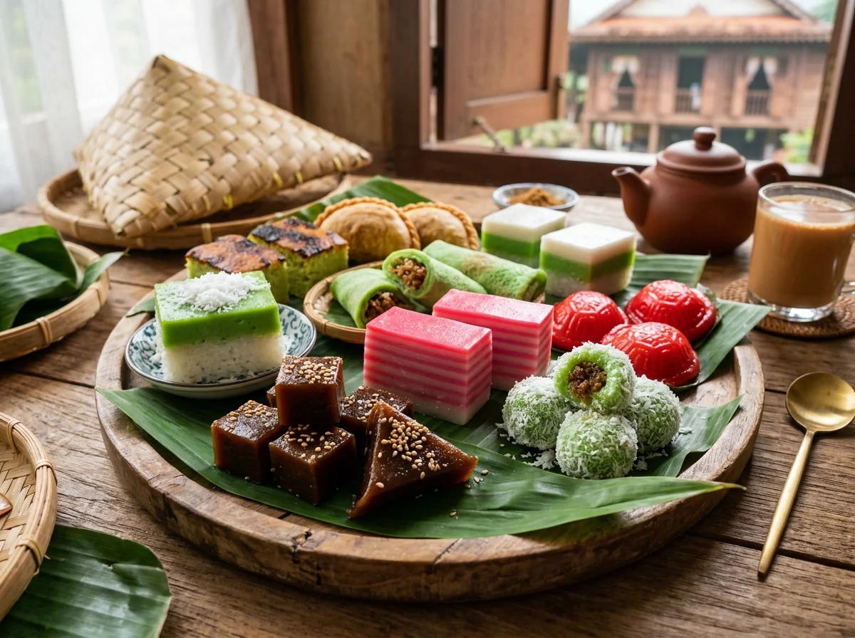Pelbagai kuih dan dodol tempatan Negeri Sembilan