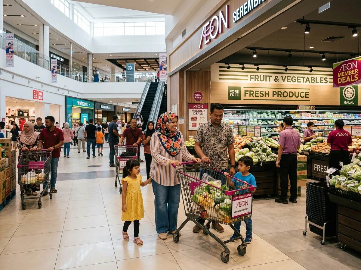 Hipermarket dan mall AEON Seremban 2