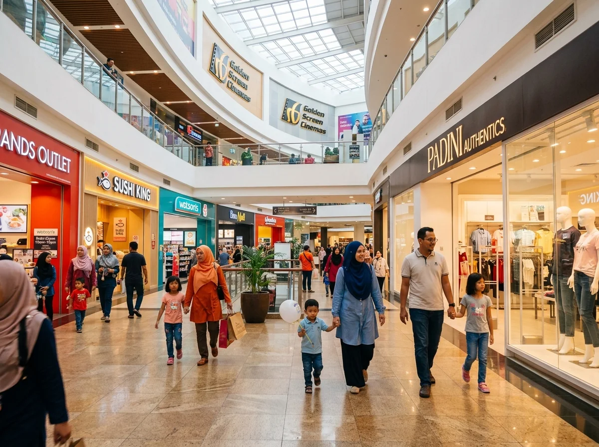 Suasana dalaman Palm Mall Seremban