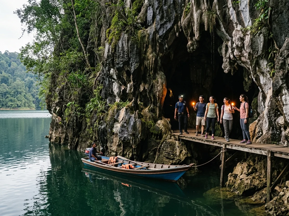Gua Bewah batu kapur prasejarah di Tasik Kenyir