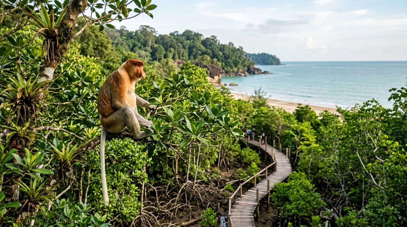 Bekantan di Taman Negara Bako Sarawak