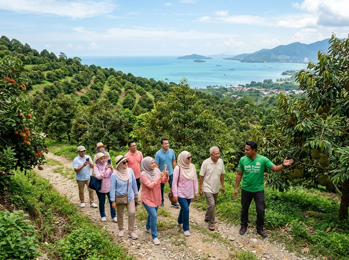 Hari 2 ke ladang buah, goat farm dan pantai