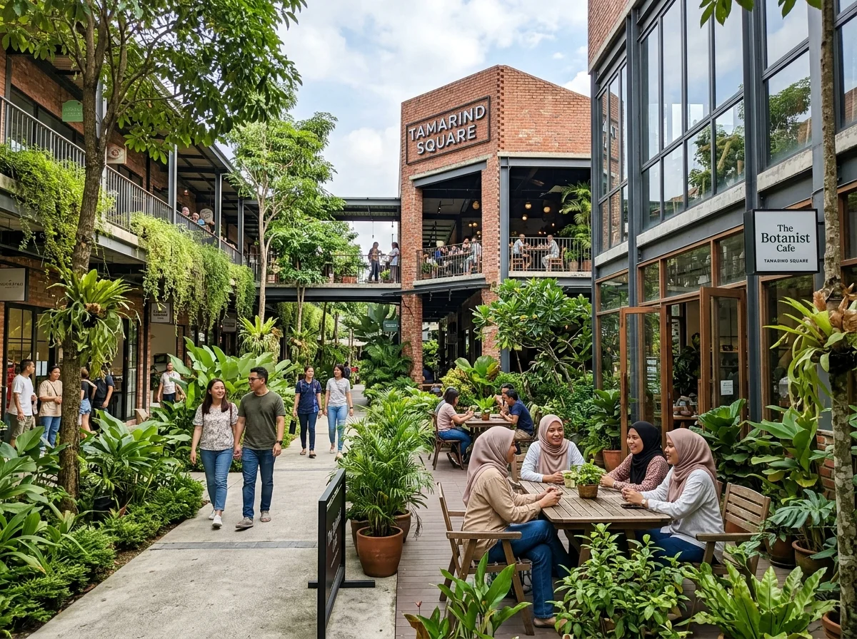 Kedai butik dan kafe di Tamarind Square Cyberjaya