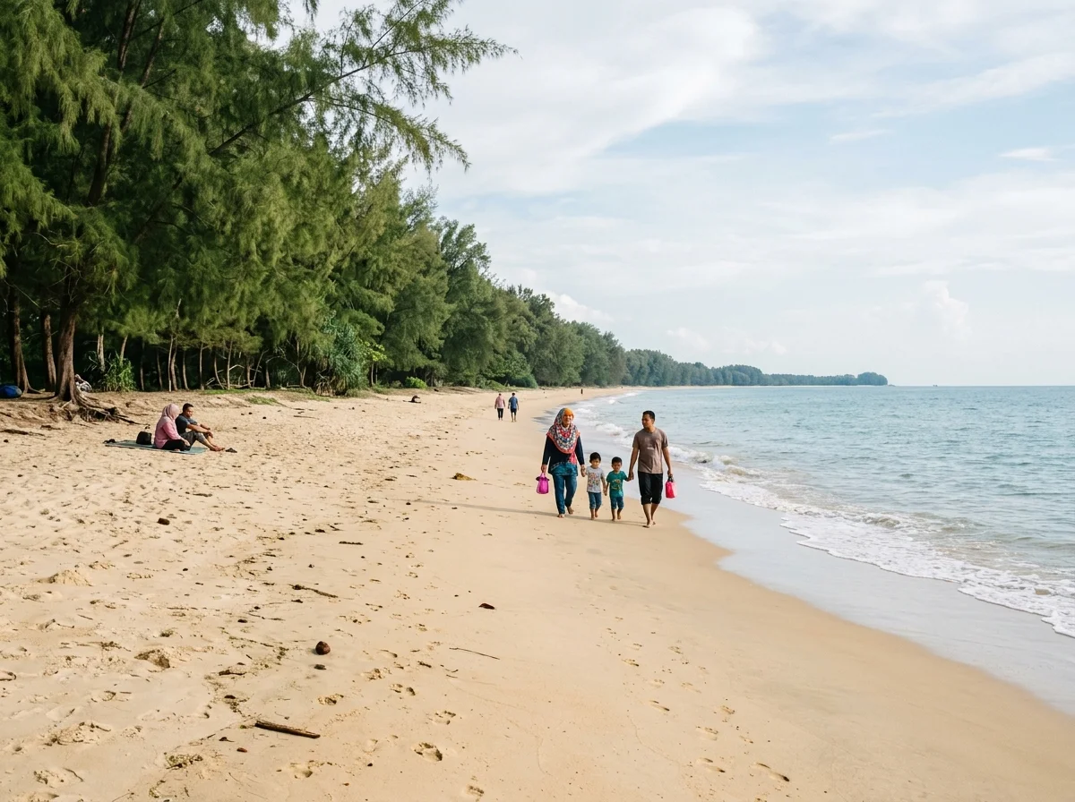 Hari 3 — pantai tenang sebelum pulang