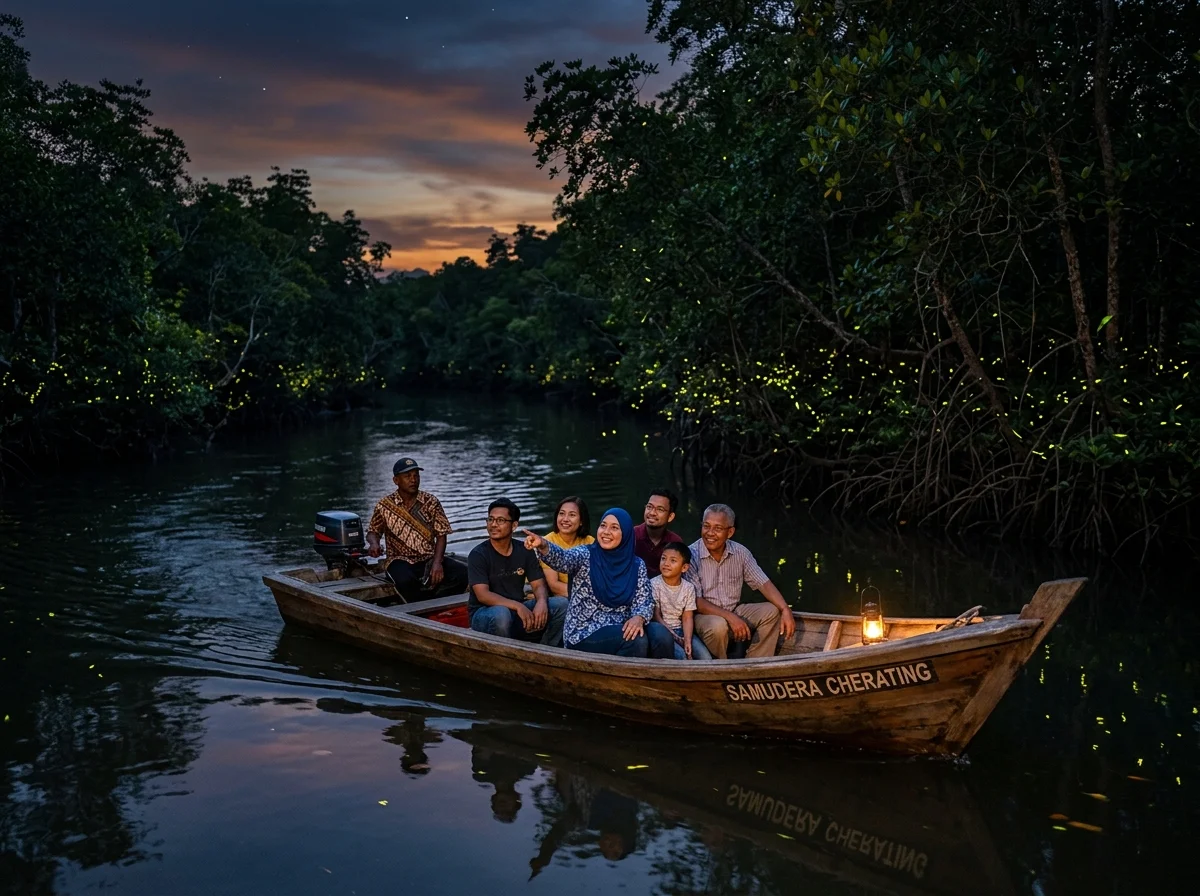 Hari 2 — pelayaran kelip-kelip di Sungai Cherating