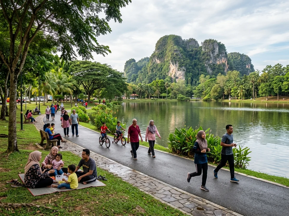 Taman tasik bandar Gua Musang untuk riadah keluarga