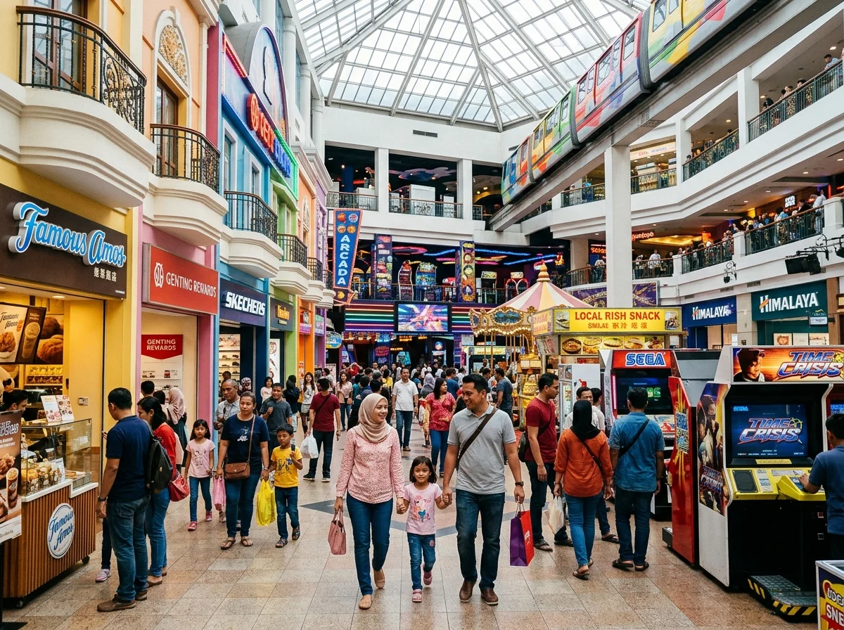 Kedai dan cenderahati di First World Plaza Genting