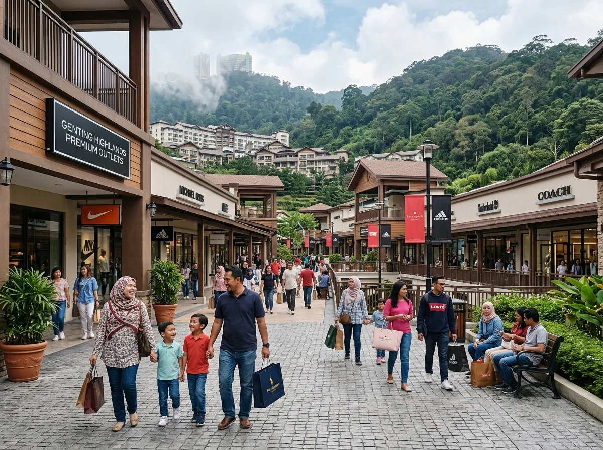 Genting Premium Outlets factory outlet diskaun mid-hill