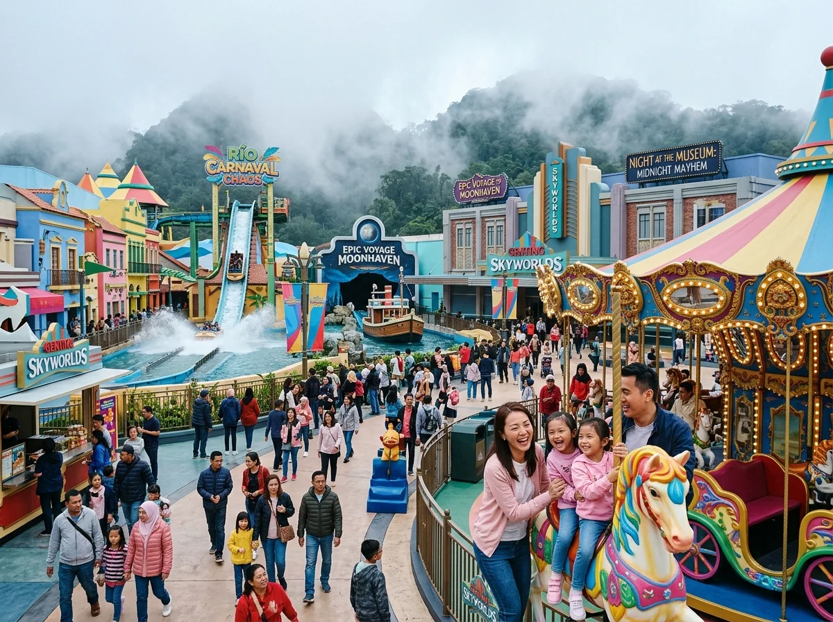 Hari 2 di taman tema Genting SkyWorlds