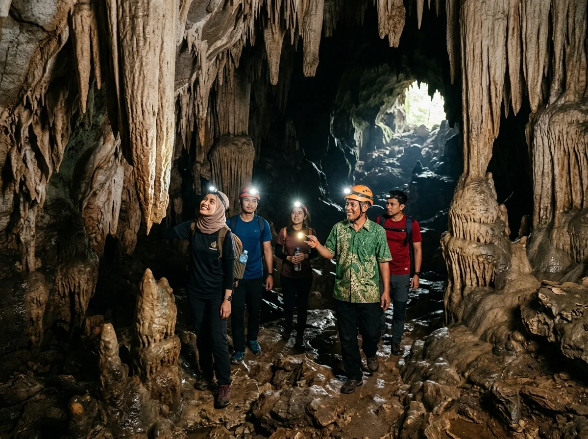 Gua batu kapur Kota Gelanggi berhampiran pekan Jerantut